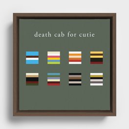 Album Art Series: Death Cab for Cutie Framed Canvas