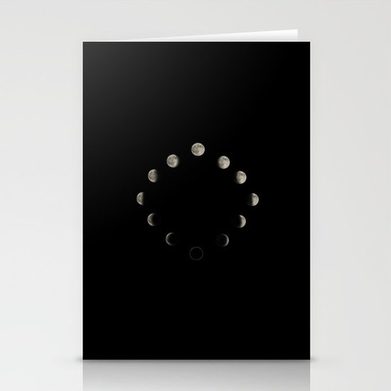 Lunar Cycle Stationery Cards