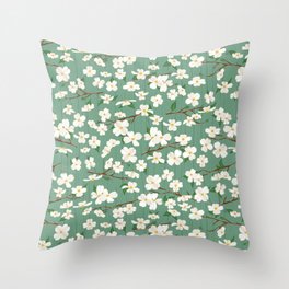Dogwoods in Bloom Throw Pillow