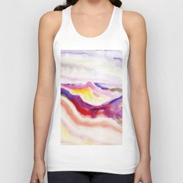 Provincetown Dunes, Cape Cod, Massachusetts colorful coastal landscape painting by Charles Demuth Tank Top
