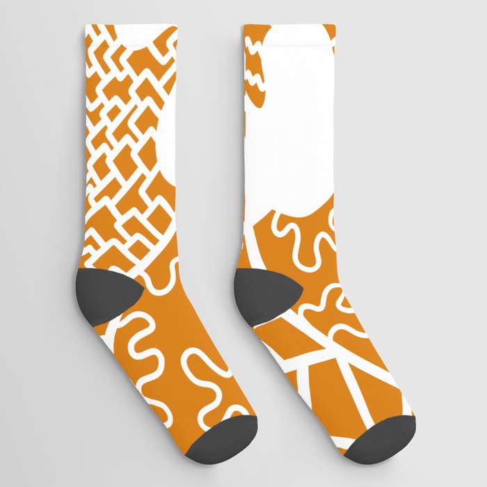 Geometrical pattern maximalist 6 Socks