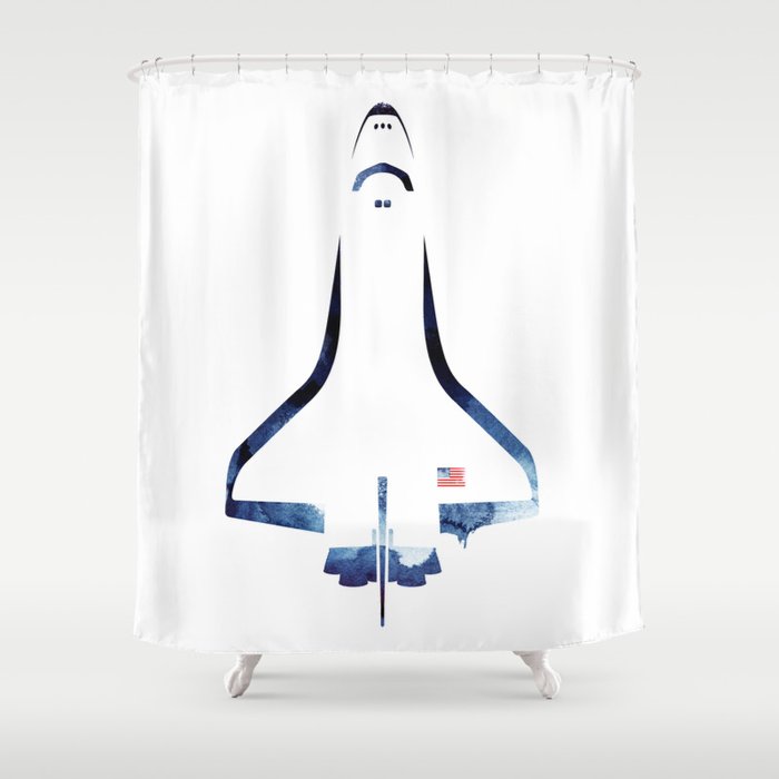 Space Shuttle Shower Curtain