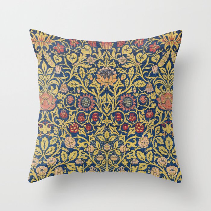 william morris Throw Pillow