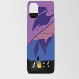 Purple Leaf Art Painting  Android Card Case