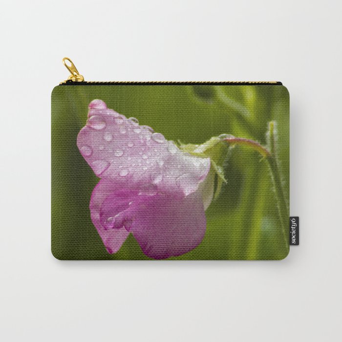 Flower in the Rain Carry-All Pouch