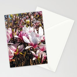 Flower blooming pink Stationery Cards