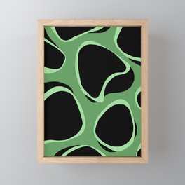 Calm: Green Framed Mini Art Print
