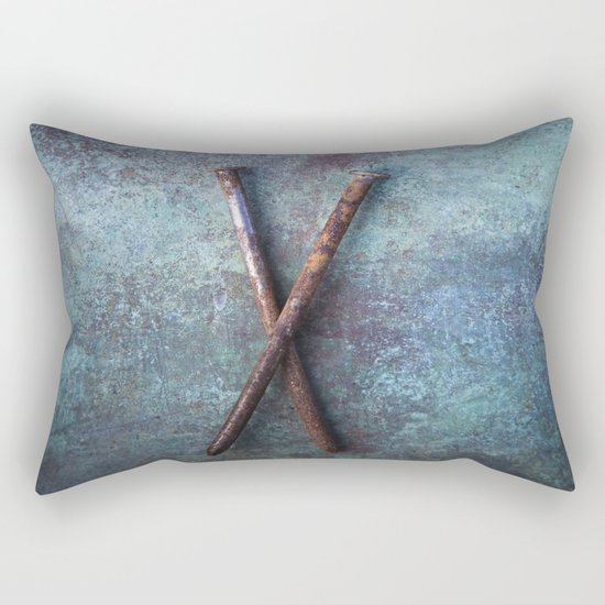 Two Nails II Rectangular Pillow