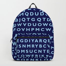 Enigma Code Letters. WWII. Backpack | Graphicdesign, Turing, Enigma, Warrior, Offense, Wars, Machine, Alan, Codes, Letters 