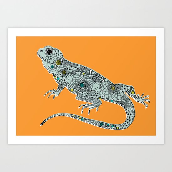 The Lizard Art Print