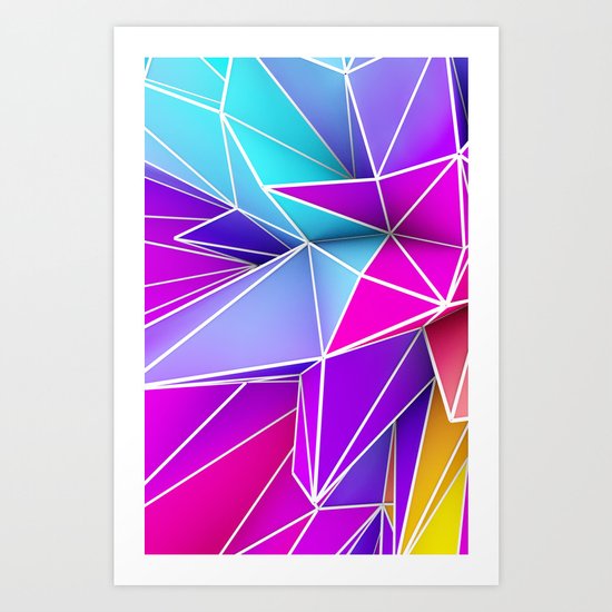 Kaos Pop 2 Art Print