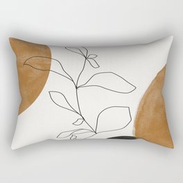 Abstract Plant Rectangular Pillow