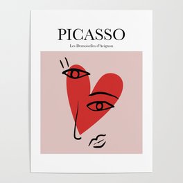 Picasso - Les Demoiselles d'Avignon Poster