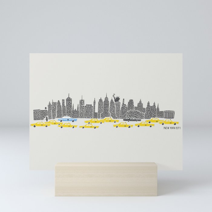 New York City Panoramic Mini Art Print