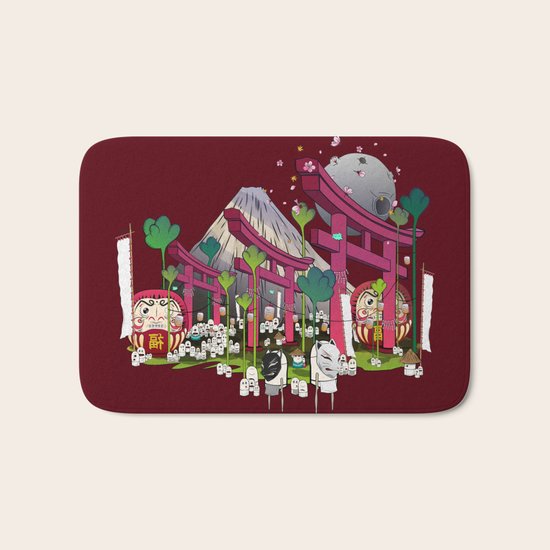 Fuji Scene Bath Mat