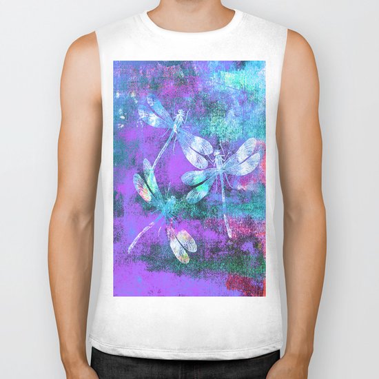 Mauritius Dragonflies WW Biker Tank