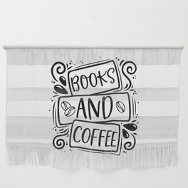 Books And Coffee Wall Hanging