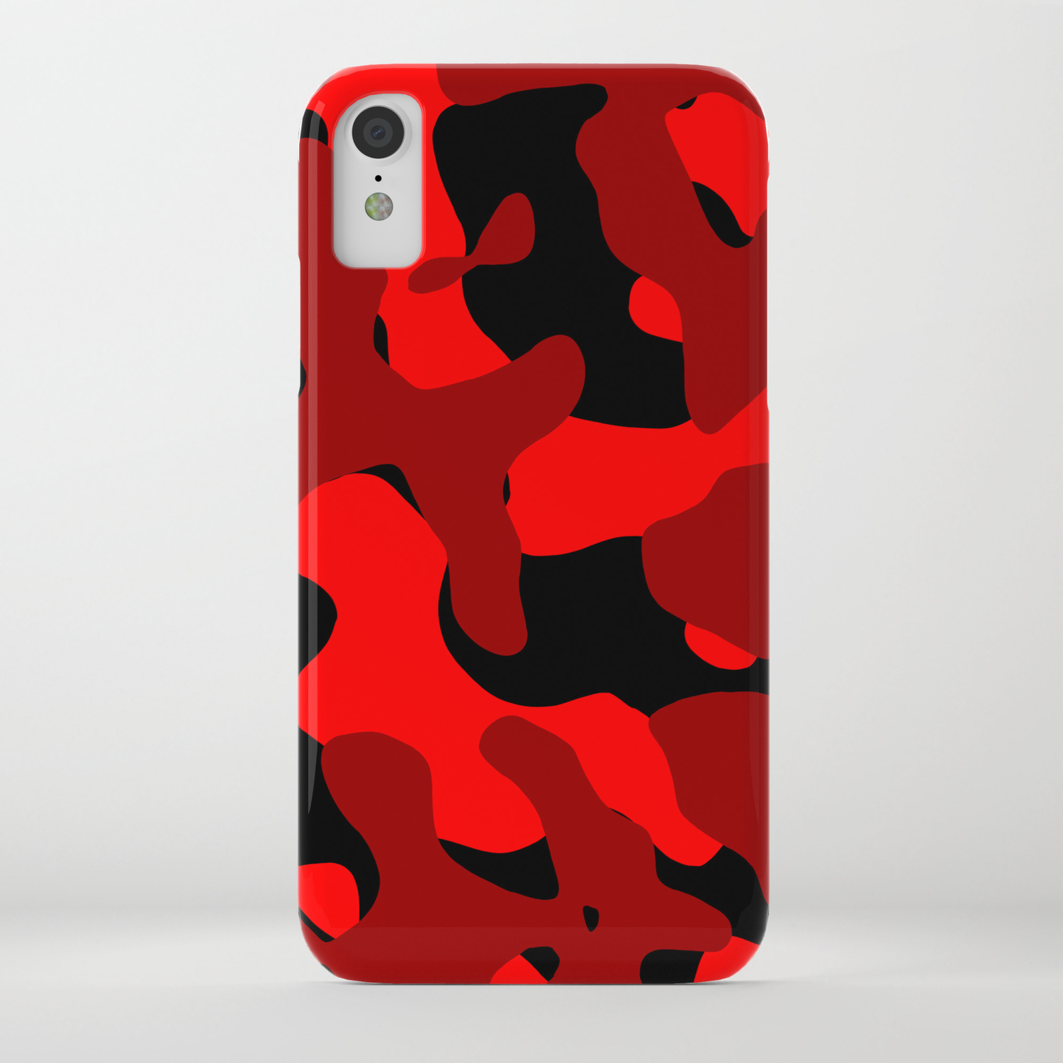 Black And Red Camo Abstract Iphone Case By Christyleigh Society6