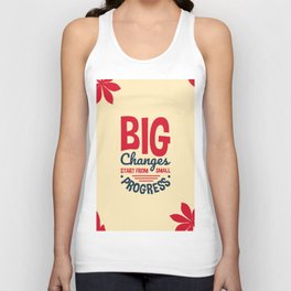 quotes - start from small Unisex Tank Top