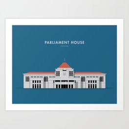 Parliament House, Singapore [Building Singapore] Art Print