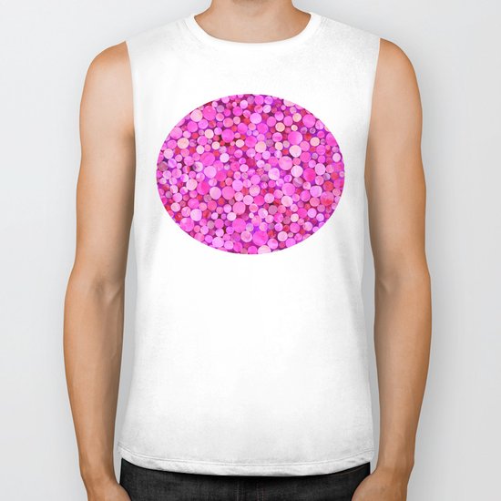 Confetti Pattern 01 Biker Tank