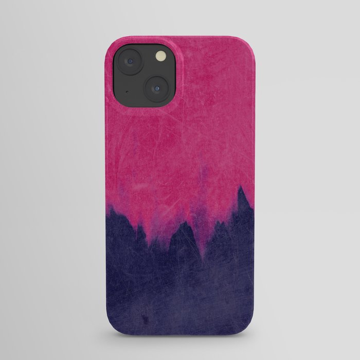 Pink and Purple Smear iPhone Case