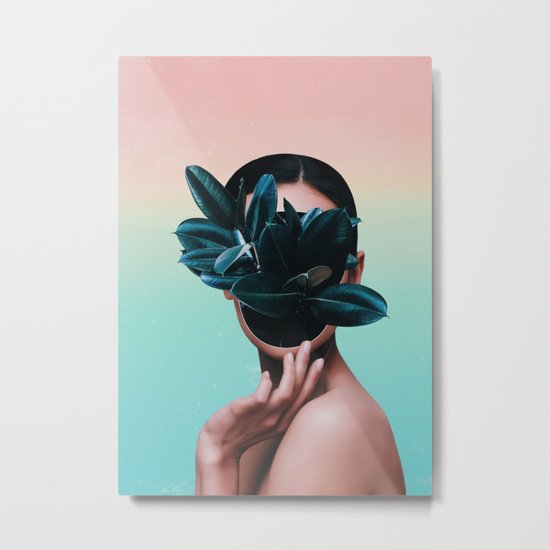 FACE PLANT Metal Print