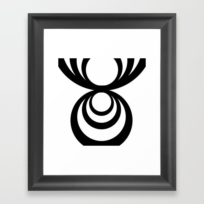 Concentric Framed Art Print