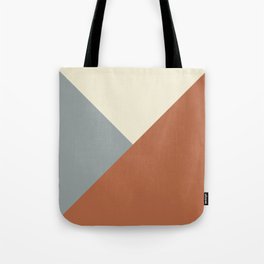 Origami Geo Tile // Terracotta Tote Bag