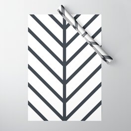 Leaf White Wrapping Paper