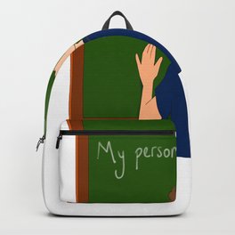 Teaching.  There goes my personal life.  Funny, sarcastic teacher design. Backpack