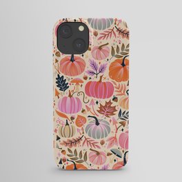 Pumpkin Confetti – Rainbow on Cream iPhone Case