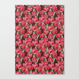Tulip texture Canvas Print