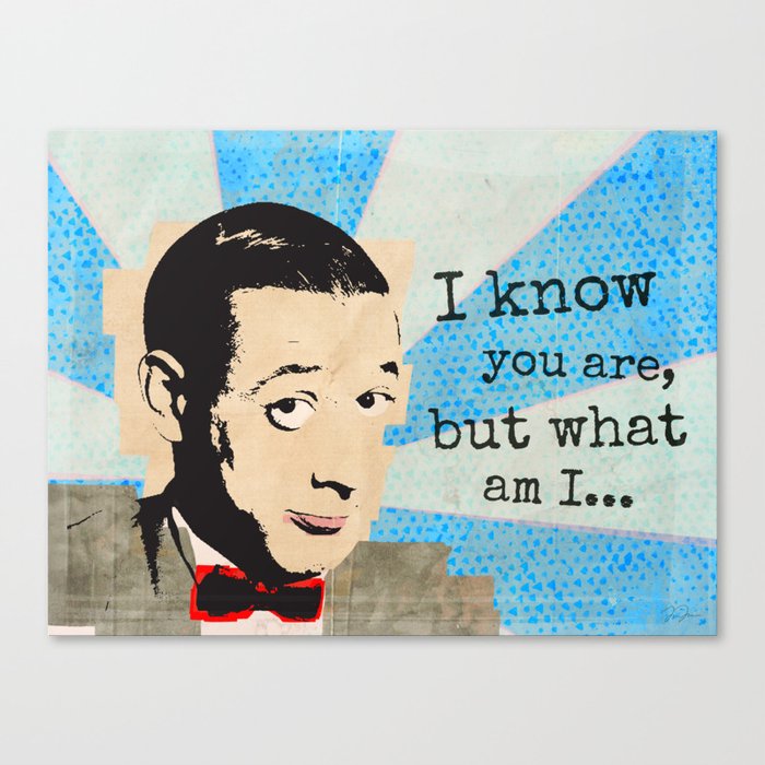 I Know You Are... Canvas Print
