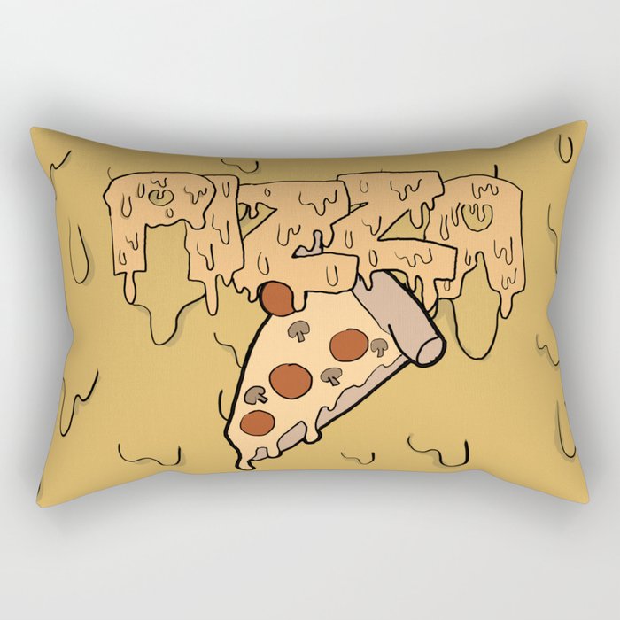Cheese Lover's Pizza Delight Rectangular Pillow
