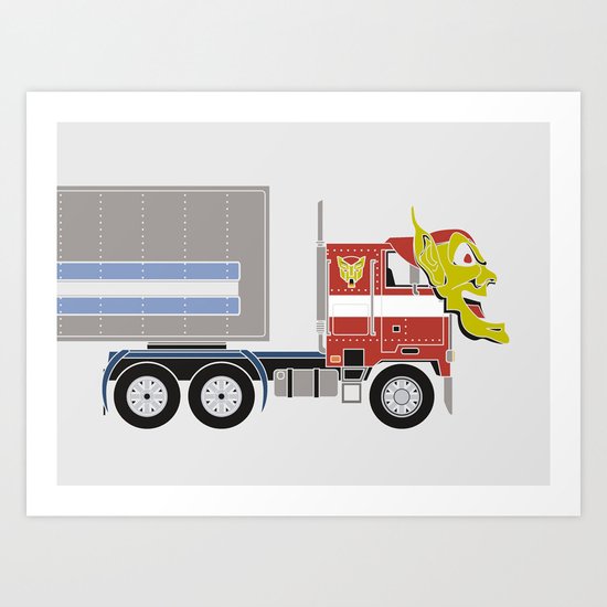 Robot's Wrong Disguise Art Print