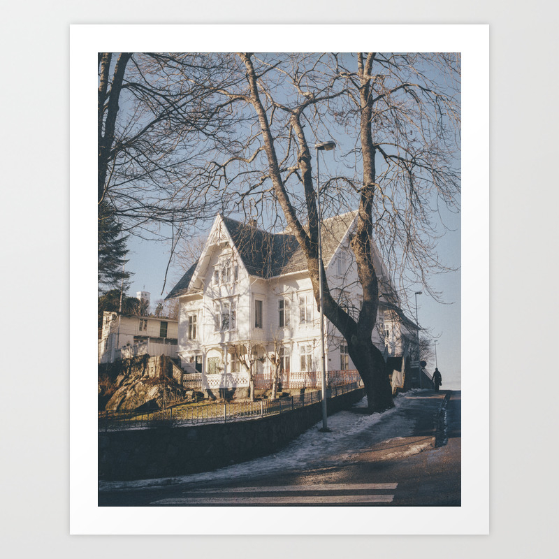A House At The End Of The World Art Print By Inesmarinho Society6