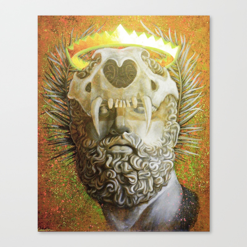 The Protector Canvas Print By Apescape Society6