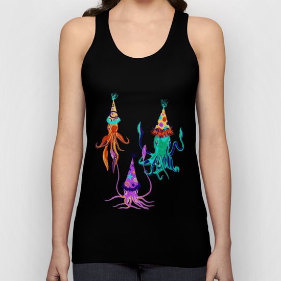 Party Squids Unisex Tank Top