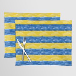 Ukrainian flag pattern Placemat