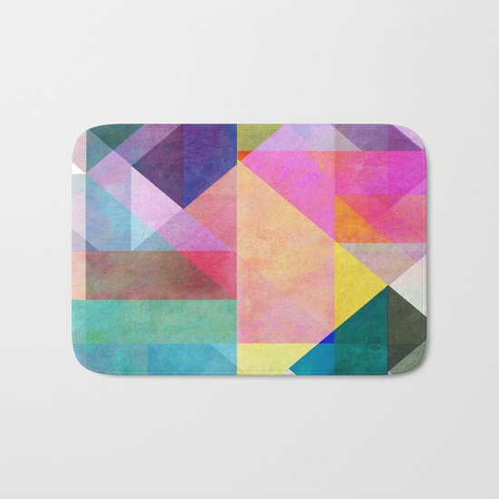 Color Blocking 2 Bath Mat