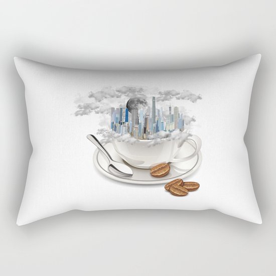 Coffe City Rectangular Pillow