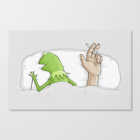 Crazy night Canvas Print