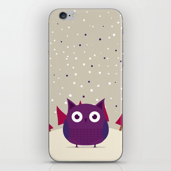 Cute owl iPhone & iPod Skin