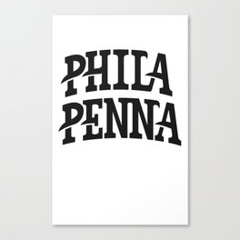 PHILA/PENNA Canvas Print