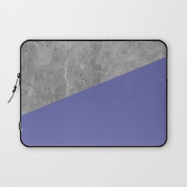 Very Peri 2022 Color Of The Year Violet Blue Periwinkle Concrete Laptop Sleeve