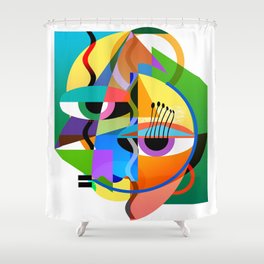 Picasso's Child Shower Curtain