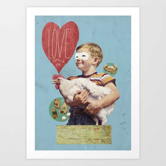 love in it Art Print