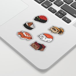 Sushi Persian Cat Sticker