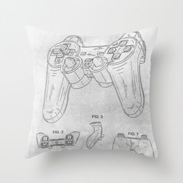 PS Game controller Throw Pillow